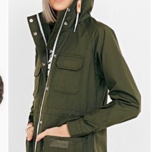 Olive Green Hudson Wax Penfield x Madewell Jacket